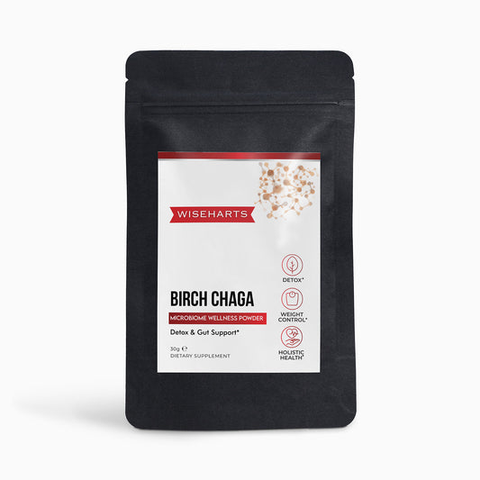 Wiseharts Birch Chage for detox and gut support. 